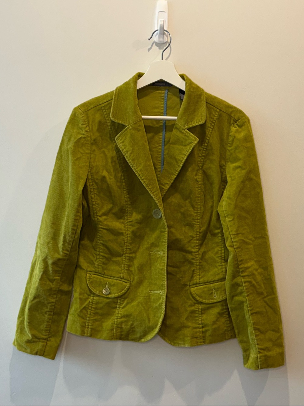 Liz Claiborne Women's Green Corduroy Blazer